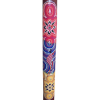 Bamboo Didgeridoo With Aboriginal Dot Art Painted