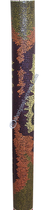 Bamboo Didgeridoo With Aboriginal Dot Art Painted
