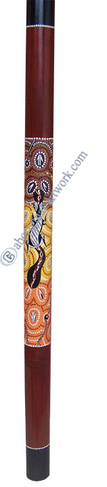 Bamboo Didgeridoo With Aboriginal Dot Art Painted