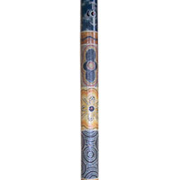 Bamboo Didgeridoo With Aboriginal Dot Art Painted