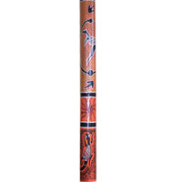 Bamboo Didgeridoo With Aboriginal Dot Art Painted