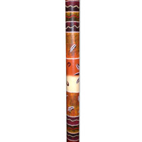Bamboo Didgeridoo With Aboriginal Dot Art Painted