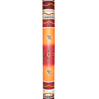 Bamboo Didgeridoo With Aboriginal Dot Art Painted