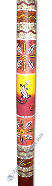 Bamboo Didgeridoo With Aboriginal Dot Art Painted