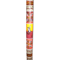 Bamboo Didgeridoo With Aboriginal Dot Art Painted