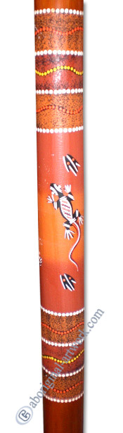 Bamboo Didgeridoo With Aboriginal Dot Art Painted