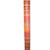 Bamboo Didgeridoo With Aboriginal Dot Art Painted