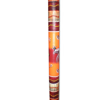 Bamboo Didgeridoo With Aboriginal Dot Art Painted