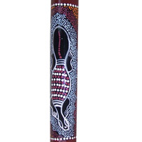 Bamboo Didgeridoo With Aboriginal Dot Art Painted