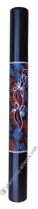 Bamboo Didgeridoo With Aboriginal Dot Art Painted