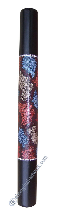Bamboo Didgeridoo With Aboriginal Dot Art Painted
