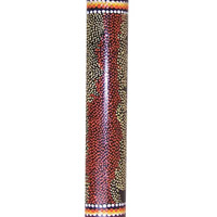 Bamboo Didgeridoo With Aboriginal Dot Art Painted