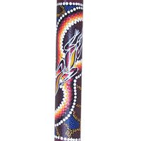 Bamboo Didgeridoo With Aboriginal Dot Art Painted