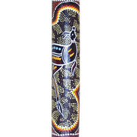 Bamboo Didgeridoo With Aboriginal Dot Art Painted