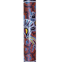 Bamboo Didgeridoo With Aboriginal Dot Art Painted