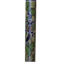 Bamboo Didgeridoo With Aboriginal Dot Art Painted