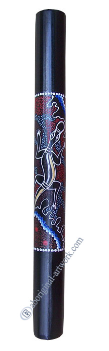 Bamboo Didgeridoo With Aboriginal Dot Art Painted