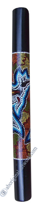 Bamboo Didgeridoo With Aboriginal Dot Art Painted