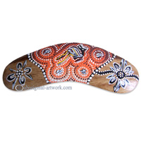 Dot Art Boomerang Magnet