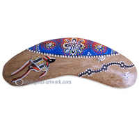 Dot Art Boomerang Magnet