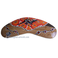 Dot Art Boomerang Magnet