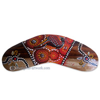 Dot Art Boomerang Magnet