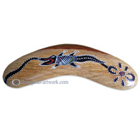 Dot Art Boomerang Magnet