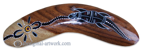 Dot Art Boomerang Magnet