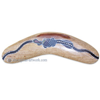 Dot Art Boomerang Magnet