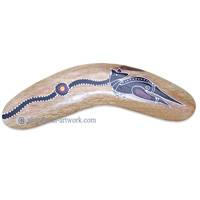 Dot Art Boomerang Magnet