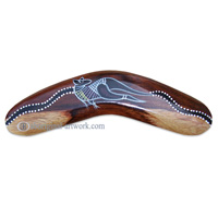 Dot Art Boomerang Magnet