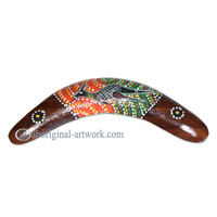 Dot Art Boomerang Magnet