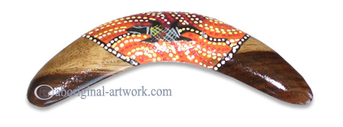 Dot Art Boomerang Magnet