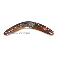 Dot Art Boomerang Magnet