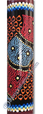 Bamboo Didgeridoo With Aboriginal Dot Art Painted