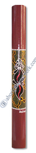Bamboo Didgeridoo With Aboriginal Dot Art Painted