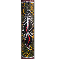 Bamboo Didgeridoo With Aboriginal Dot Art Painted