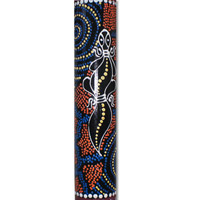 Bamboo Didgeridoo With Aboriginal Dot Art Painted