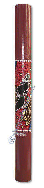Bamboo Didgeridoo With Aboriginal Dot Art Painted