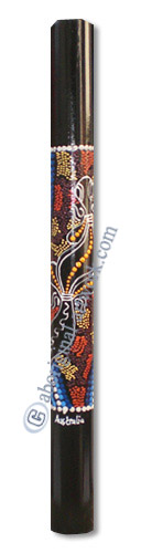 Bamboo Didgeridoo With Aboriginal Dot Art Painted