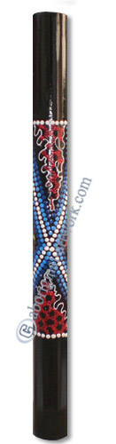 Bamboo Didgeridoo With Aboriginal Dot Art Painted