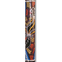 Bamboo Didgeridoo With Aboriginal Dot Art Painted