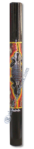 Bamboo Didgeridoo With Aboriginal Dot Art Painted