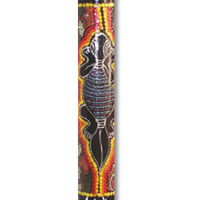Bamboo Didgeridoo With Aboriginal Dot Art Painted