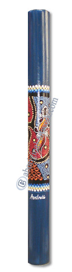 Bamboo Didgeridoo With Aboriginal Dot Art Painted