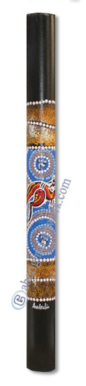 Bamboo Didgeridoo With Aboriginal Dot Art Painted