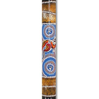 Bamboo Didgeridoo With Aboriginal Dot Art Painted