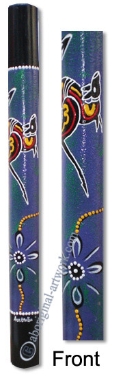 Bamboo Didgeridoo With Aboriginal Dot Art Painted