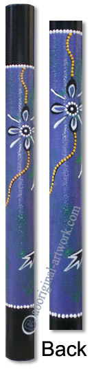 Bamboo Didgeridoo With Aboriginal Dot Art Painted