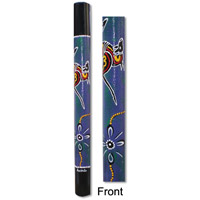 Bamboo Didgeridoo With Aboriginal Dot Art Painted